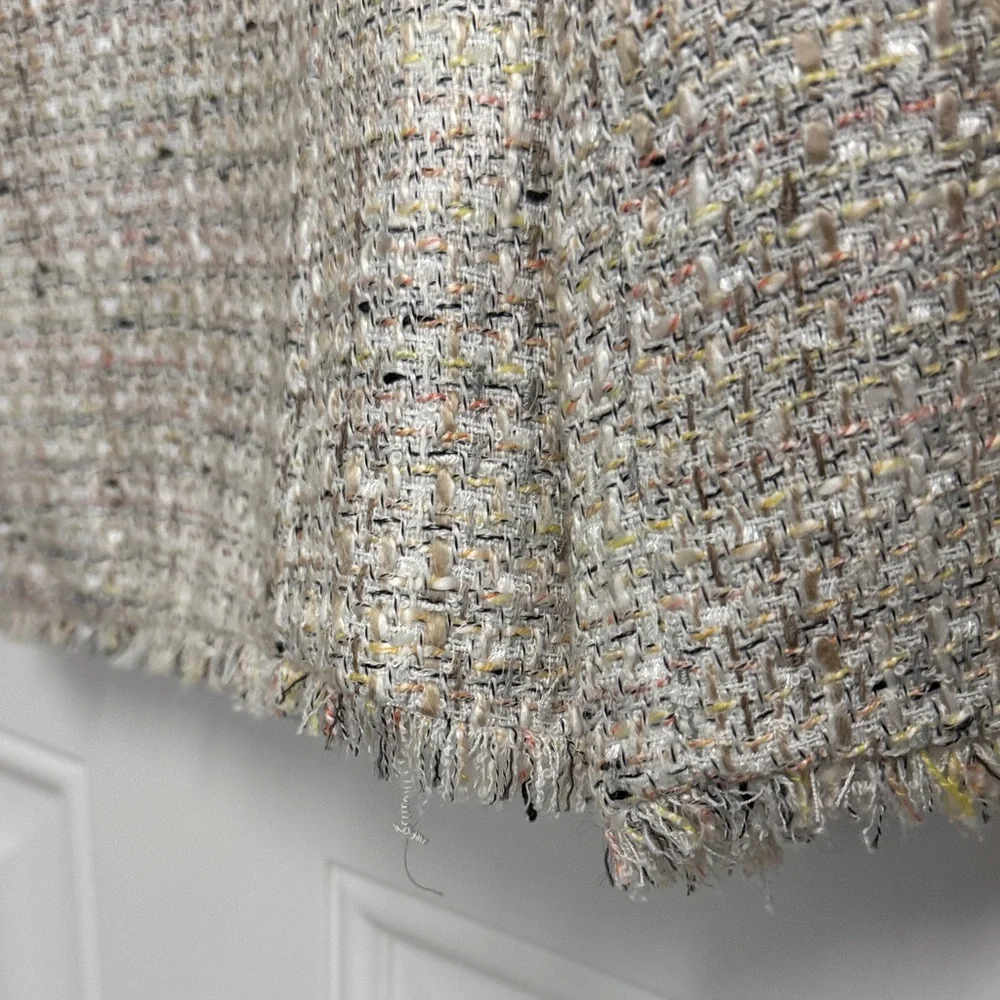 Ann Taylor Women's Beige Tweed Blazer - Picture 5 of 5